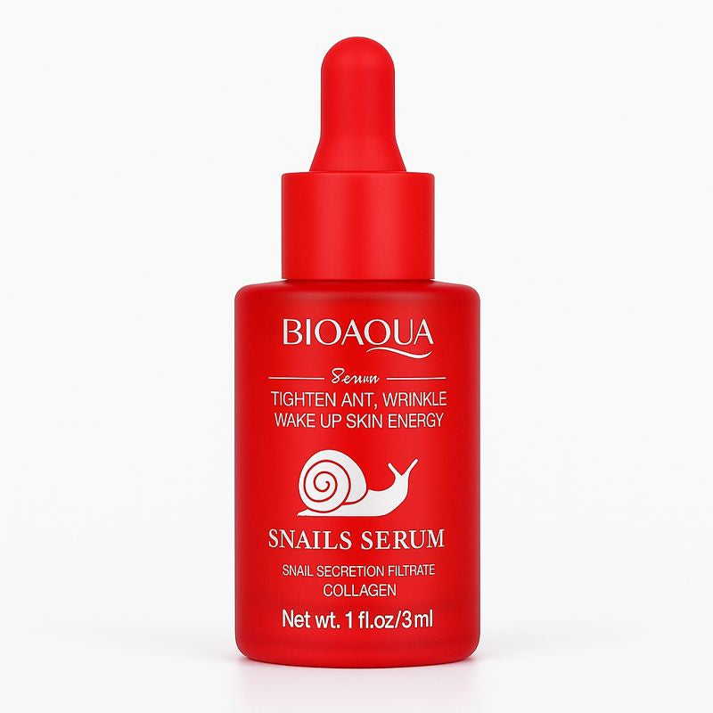 Masajeador Facial 4 en 1 con Luz Roja + Sérum de Caracol