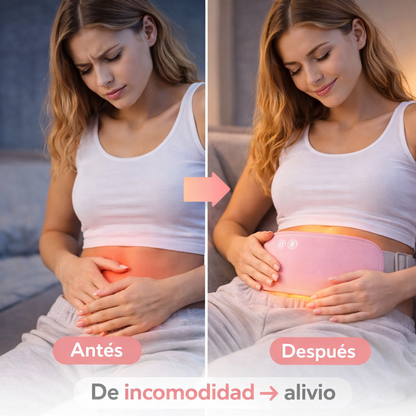 Cinturón Térmico Abdominal con Masaje y Calor Ajustable