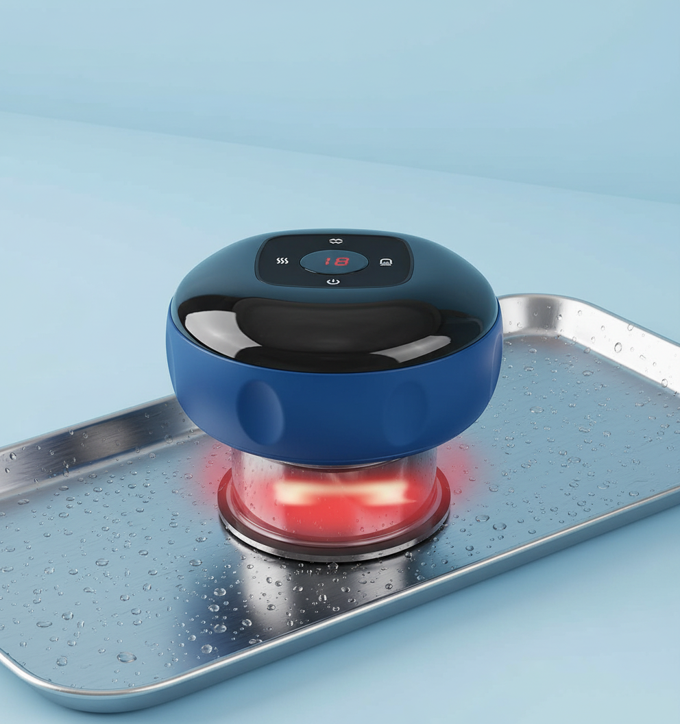 Masajeador de Succión Inteligente con Calor Terapéutico