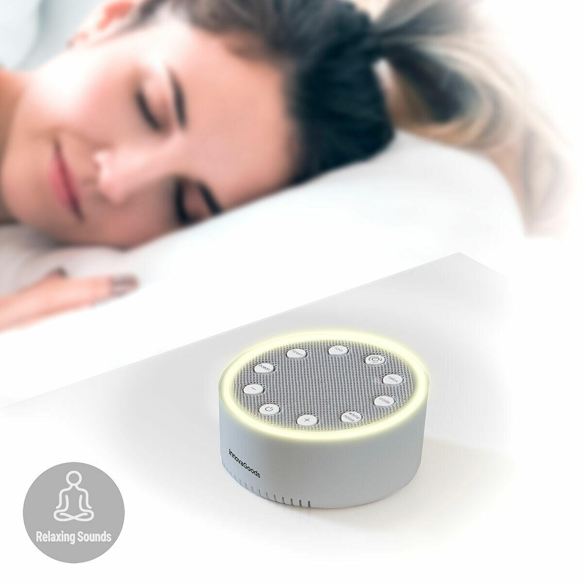 Zensoria™ Slewel – Máquina de Ruido Blanco para Dormir y Relajarse
