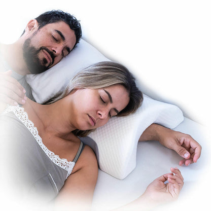 Zensoria™ Cozzy – Almohada Viscoelástica Cervical para Parejas