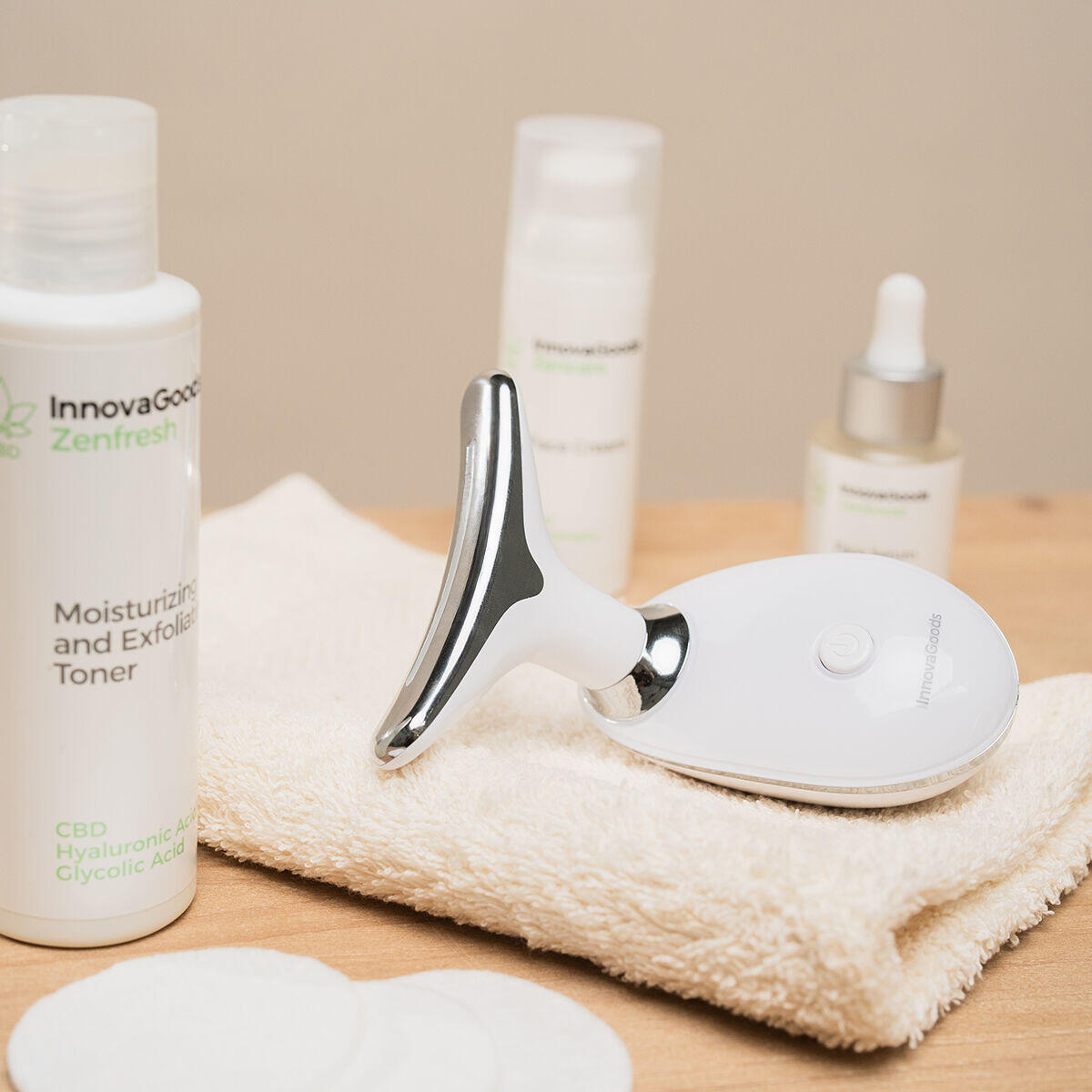 Masajeador Facial Zensoria™ GlowLift – Tonifica, Ilumina y Rejuvenece + Regalo Sérum CBD