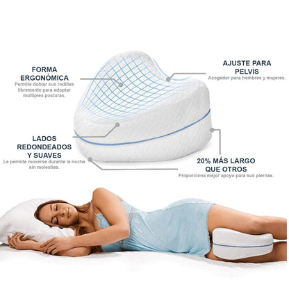 Zensoria™ DuoComfort – Pack de 2 Almohadas Ergonómicas para Rodillas y Cadera