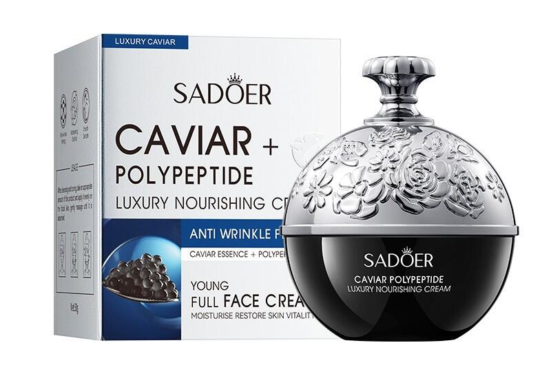 🌟 Zensoria™ SADOER Crema Antiarrugas Reafirmante con Caviar y Polipéptidos