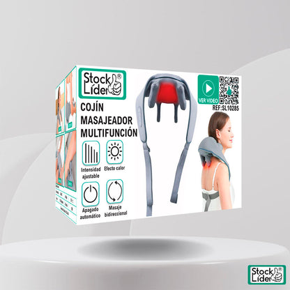 Zensoria™ Manta de Masaje Ergonómica con Calor y 8 Cabezales Shiatsu