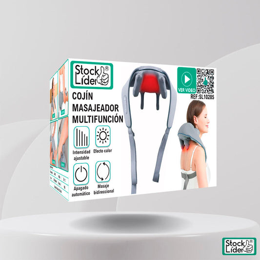 Zensoria™ Manta de Masaje Ergonómica con Calor y 8 Cabezales Shiatsu