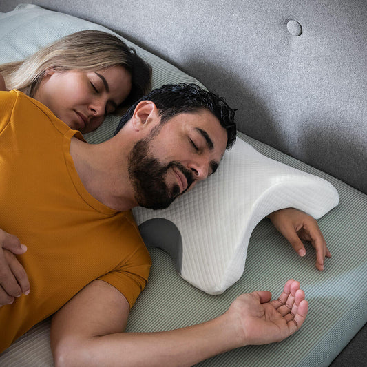 Zensoria™ Cozzy – Almohada Viscoelástica Cervical para Parejas